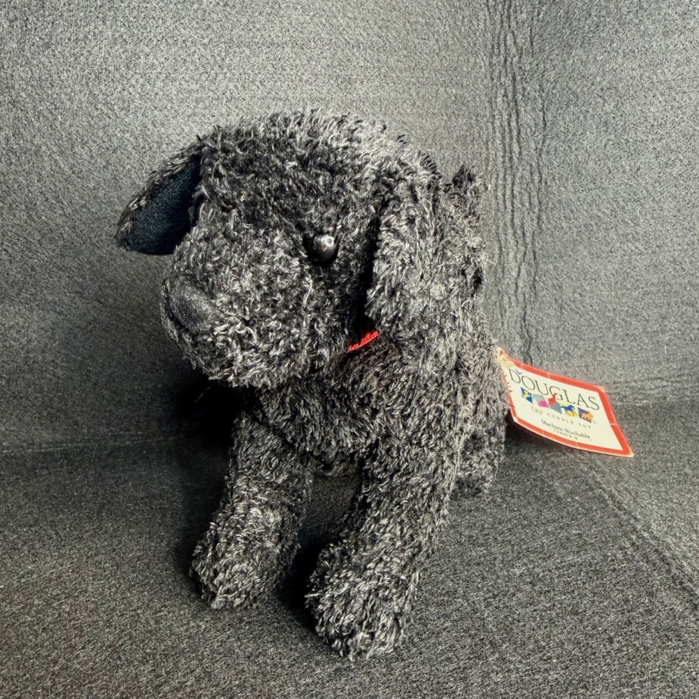 Douglas Black Lab Labrador Dog Ebony 1513 6" Silky Kohair 2004-2009 Rare Retired
